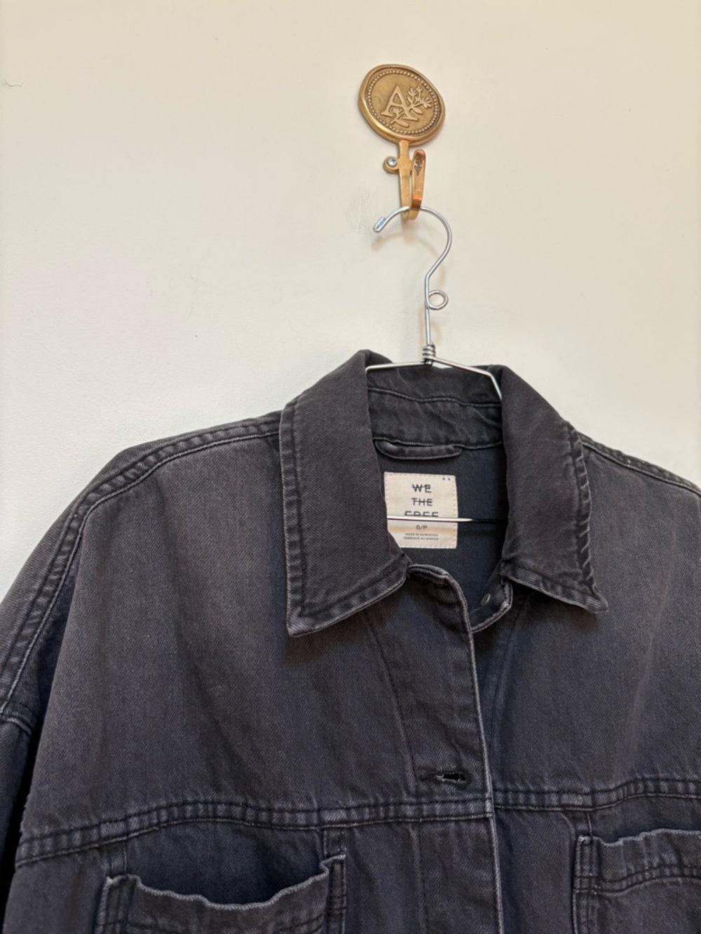 NWOT Free People We The Free Opal Swing Denim Jacket Size Small - Picture 15 of 16
